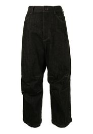 Forme D'expression Pantaloni a vita alta crop - Nero