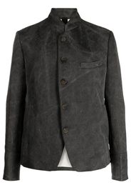 Forme D'expression tie-dye single-breasted jacket - Grigio