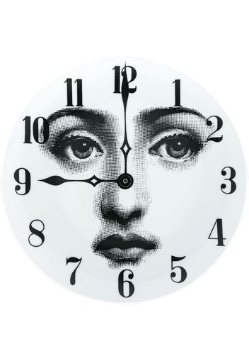 Fornasetti Tazza e piattino e orologio - Bianco