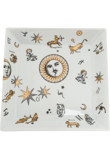 Fornasetti Piatto squadrato - Bianco