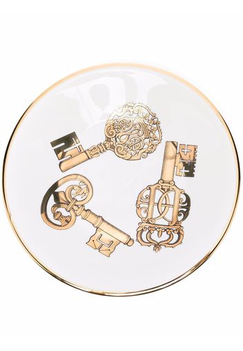 Fornasetti Chiava centrepiece plate - Bianco