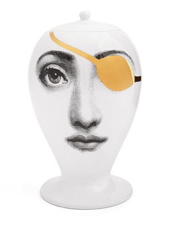 Fornasetti Pirata ceramic vase - Oro