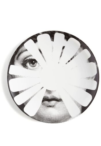 Fornasetti Tema e Variazioni n.37 wall plate - Bianco