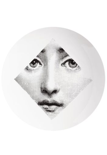 Fornasetti Tema e Variazioni n.65 wall plate - Bianco