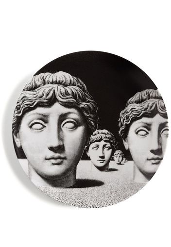 Fornasetti Tema e Variazioni n.205 wall plate - Bianco