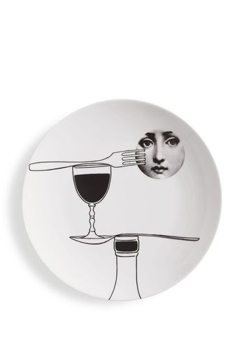 Fornasetti Tema e Variazioni n.136 wall plate - Bianco