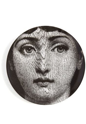 Fornasetti Tema e Variazioni n.90 wall plate - Bianco