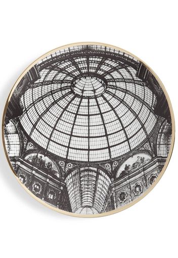 Fornasetti Galleria de Milano plate - Nero