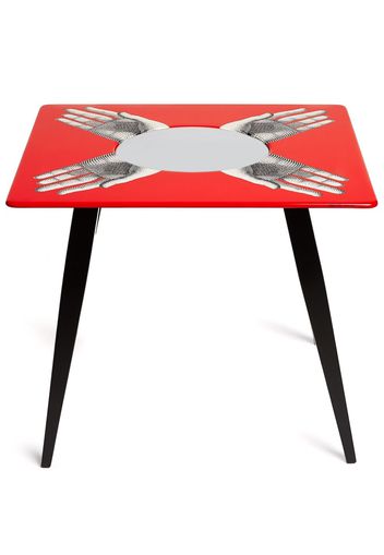 Fornasetti Tavolo Magic Table Mani - Rosso