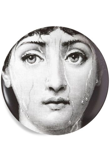 Fornasetti Variazioni n.243 wall plate - Nero