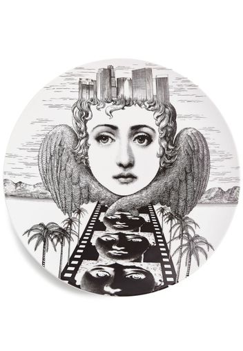 Fornasetti Variazioni n.372 wall plate - Nero