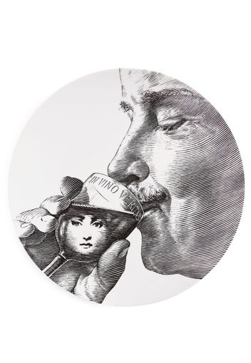 Fornasetti Piatto da parete Variazioni n.256 - Nero