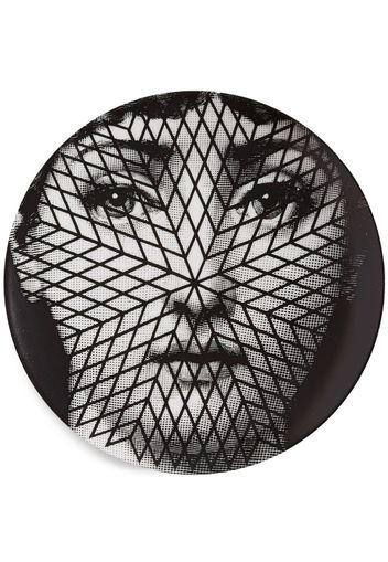 Fornasetti Variazioni n.243 wall plate - Nero