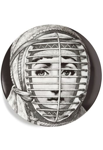 Fornasetti Tema e Variazioni n. 290 wall plate - Nero