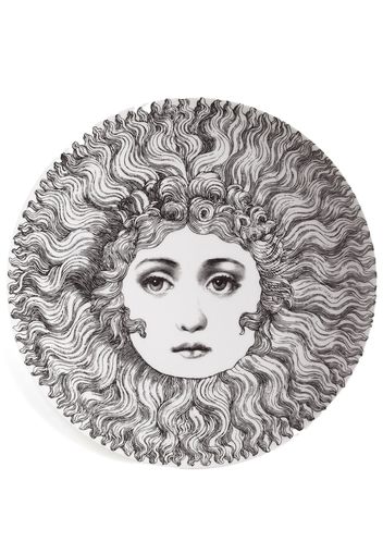 Fornasetti Tema e Variazioni n.313 wall plate - Nero