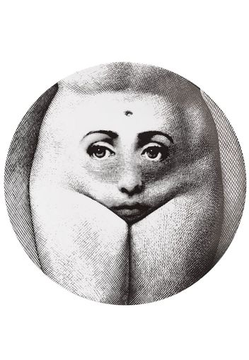 Fornasetti Tema e Variazioni n.281 wall plate - Bianco