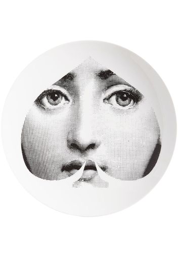 Fornasetti Tema E Variazioni porcelain plate (26cm) - Bianco