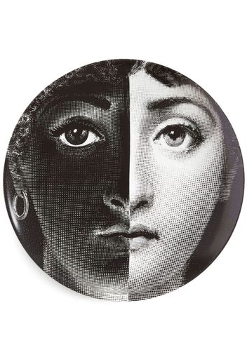 Fornasetti Tema E Variazioni 222 porcelain plate (26cm) - Bianco