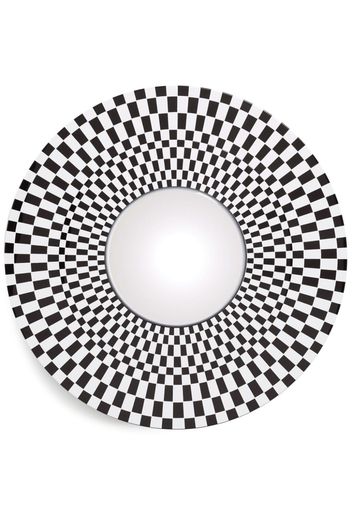 Fornasetti Egocentrismo geometric mirror (28cm) - Bianco