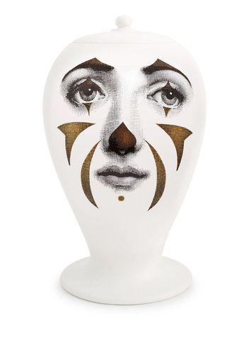 Fornasetti Clown oval-design vase (19cm) - ORO