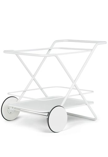 Fornasetti rectangular food trolley - Bianco