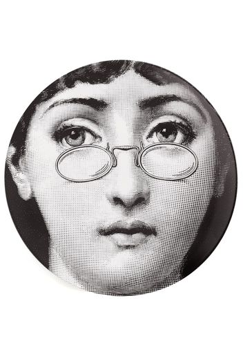 Fornasetti Tema e Variazioni n.155 wall plate - Bianco