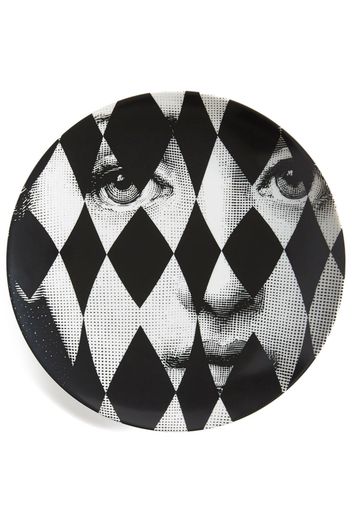 Fornasetti Tema e Variazioni n.368 wall plate - Nero