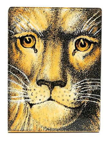 Fornasetti lion-print bookends - Giallo