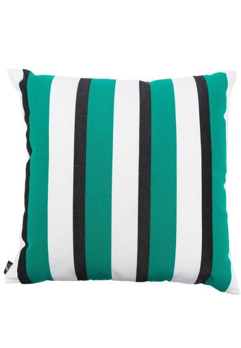 Fornasetti striped square cushion - Verde