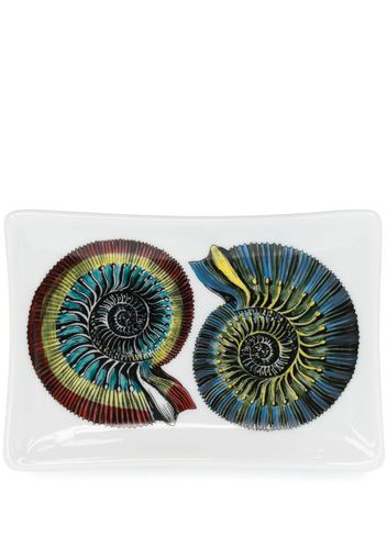 Fornasetti Giro di Conchiglie porcelain ashtray - Bianco