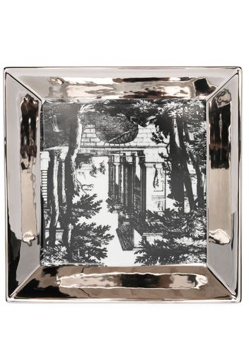 Fornasetti Giardino Settecentesco plate - Argento