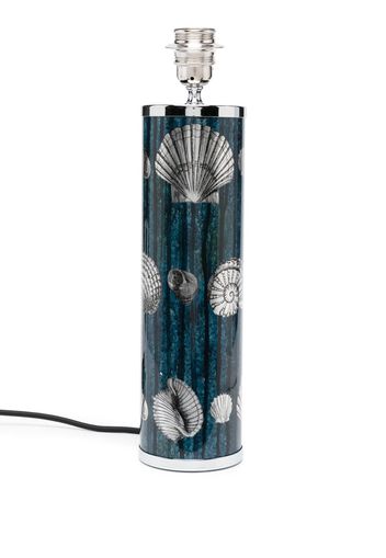 Fornasetti shell-print table lamp base - Blu