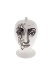 Fornasetti Vaso 'Il fumo fa male' - Bianco