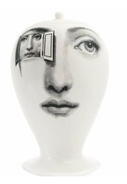 Fornasetti Vaso con stampa - Bianco