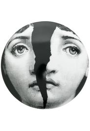 Fornasetti Piattino con stampa - Nero