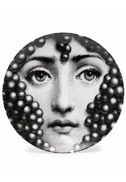 Fornasetti Tema e Variazioni no.111 wall plate - Nero