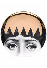 Fornasetti face print plate - Nero