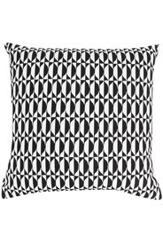 Fornasetti geometric outdoor cushion - Nero