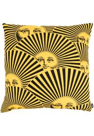 Fornasetti Soli e Ventaglio cushion - Nero