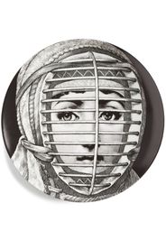 Fornasetti Tema e Variazioni n. 290 wall plate - Nero