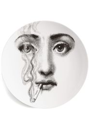 Fornasetti Tema e Variazioni face-print porcelain wall plate - BIA