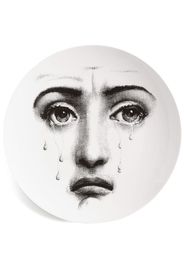 Fornasetti Wall plate Tema e Variazioni n.77 - Nero