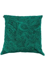 Fornasetti Malachite-print outdoor cushion (60cm) - Nero