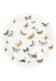 Fornasetti butterfly-print ceramic dish - Bianco