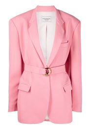 Forte Dei Marmi Couture Blazer monopetto con cintura - Rosa