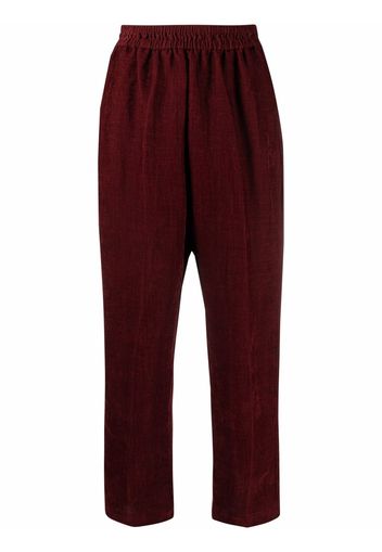 Forte Forte Pantaloni con vita elasticizzata - Rosso