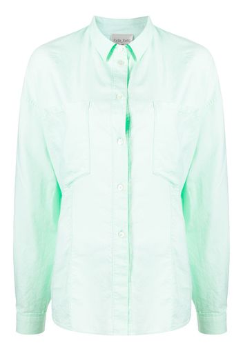 Forte Forte chest-pocket longsleeved shirt - Verde