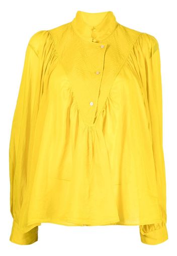 Forte Forte bohemian long-sleeve shirt - Giallo