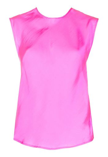 Forte Forte round-neck silk-blend tank top - Rosa