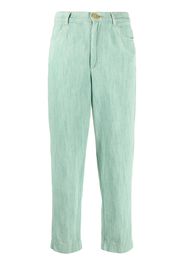 Forte Forte straight cropped trousers - Verde